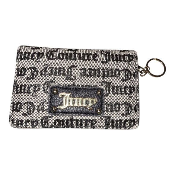 Juicy Couture Handbags - Juicy Couture Small Wallet Credit Card Holder With Key Ring